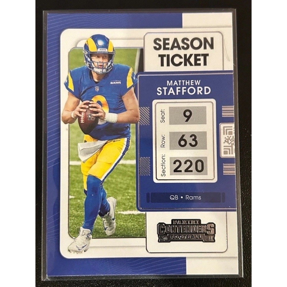 2021 Panini Contenders - Matthew Stafford #54 Rams